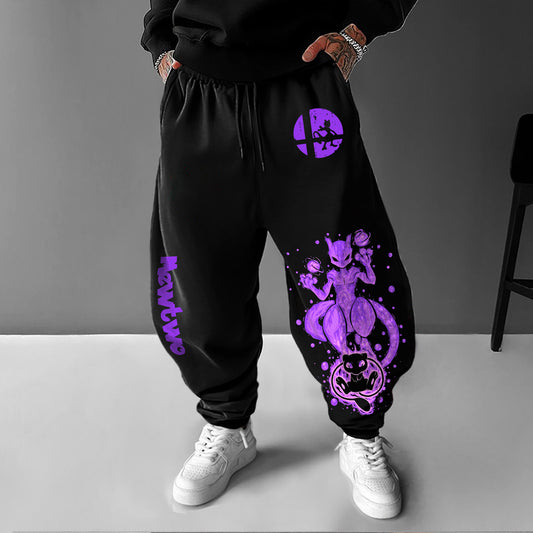 Pokémon Unisex Casual Anime Streetwear Pants