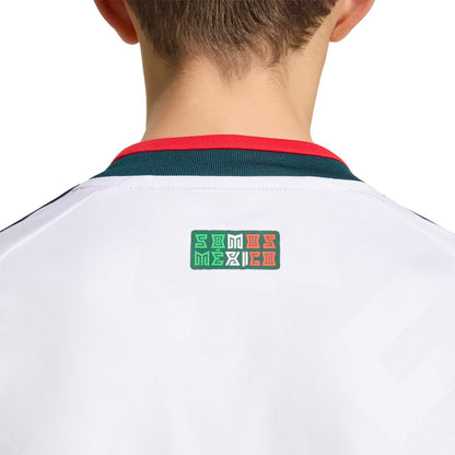 Mexico National Team Youth 2026 Away Replica Long Sleeve Jersey - White