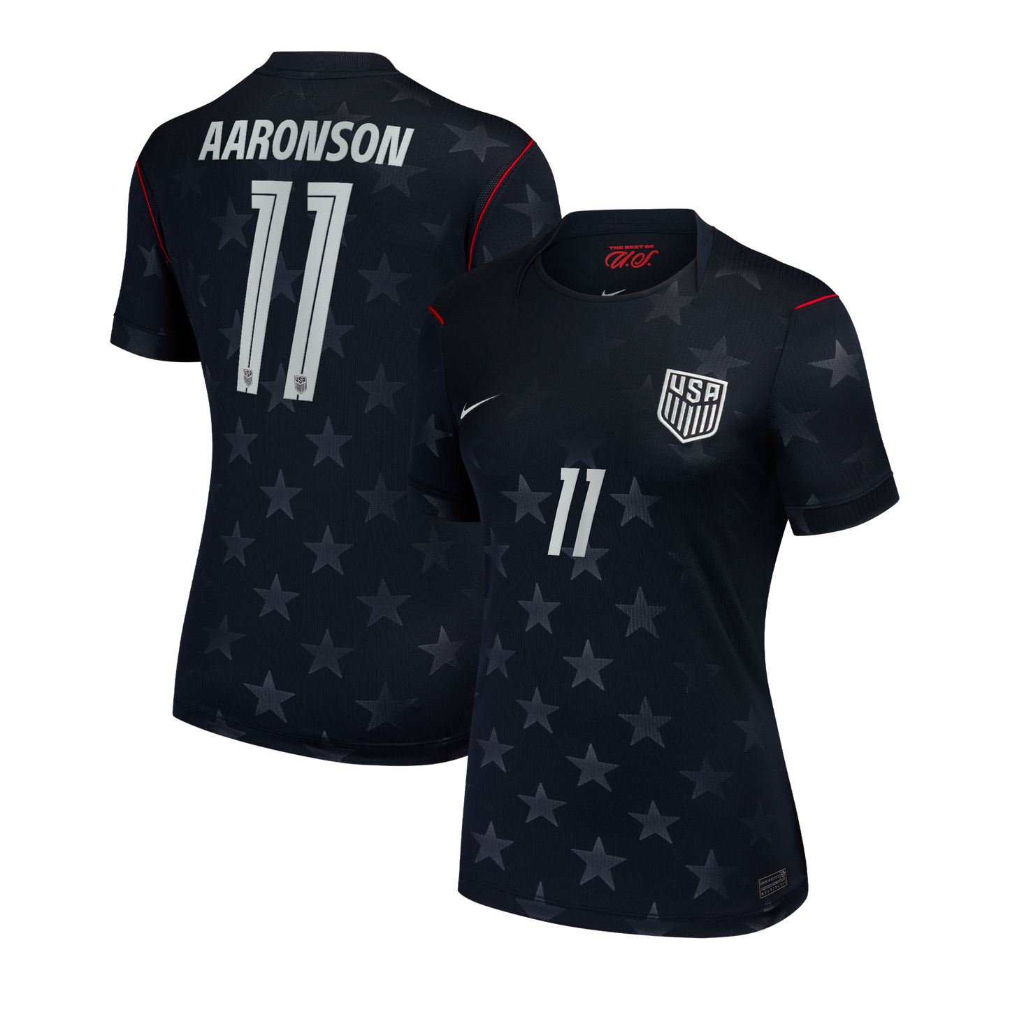 Brenden Aaronson USMNT Women's 2026/27 Away Stadium Replica Jersey - Blue