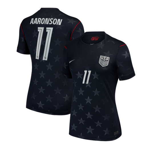 Brenden Aaronson USMNT Women's 2026/27 Away Stadium Replica Jersey - Blue