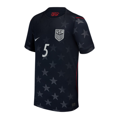 Antonee Robinson USMNT Youth 2026/27 Away Stadium Replica Jersey - Blue
