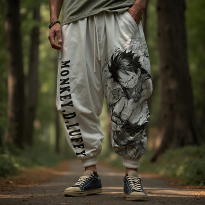 Men's Casual Anime Pencil Pants