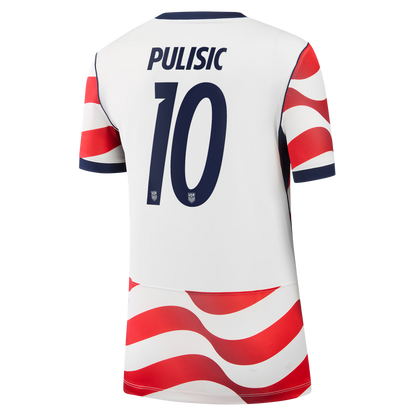 Christian Pulisic USMNT Women's 2026 Home Stadium Replica Jersey - White