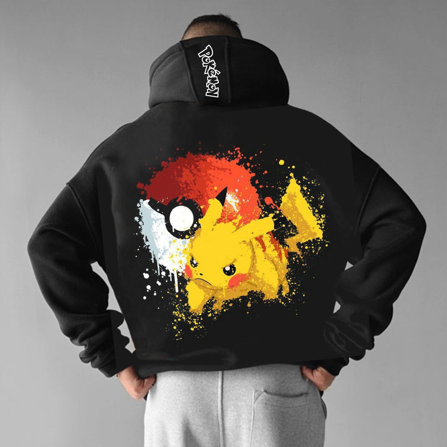 Pokémon Unisex Anime Graphic Streetwear Vintage Hoodie