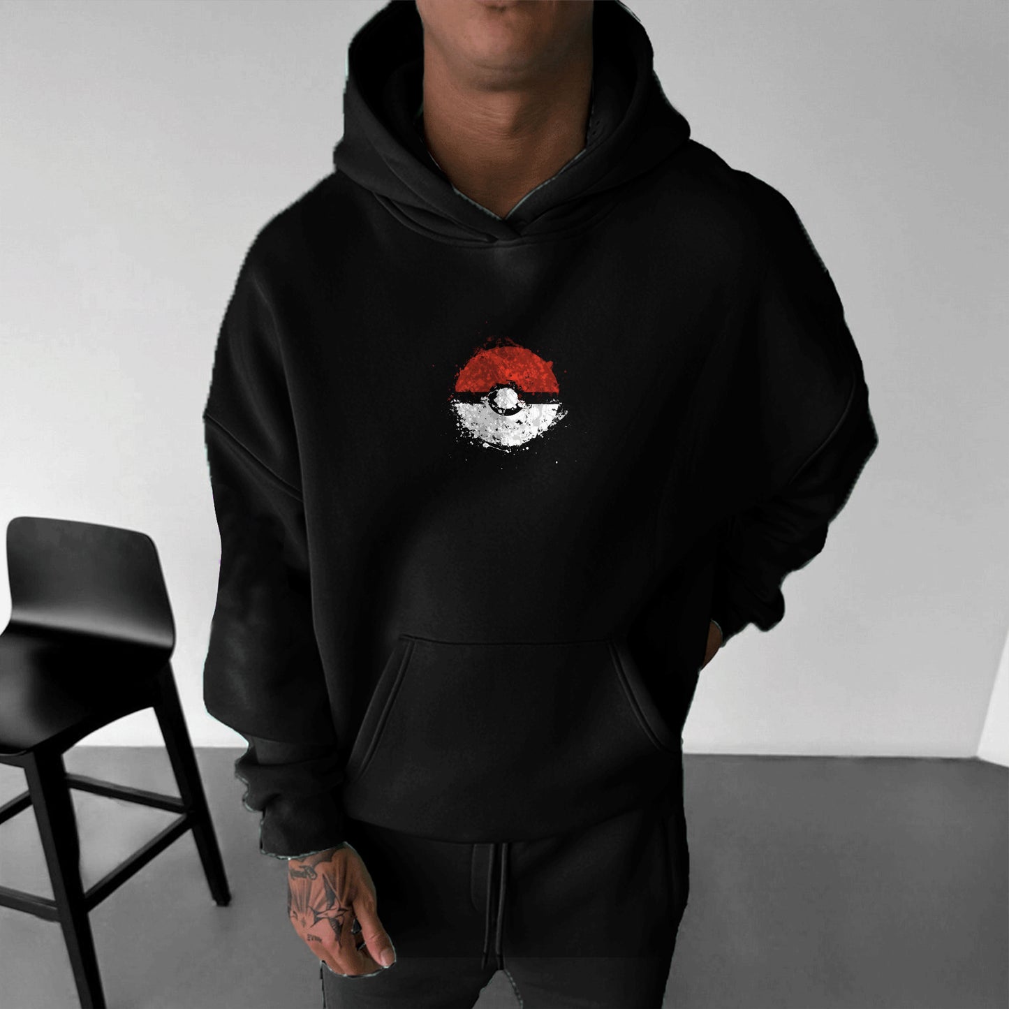 Pokémon Unisex Anime Graphic Streetwear Vintage Hoodie