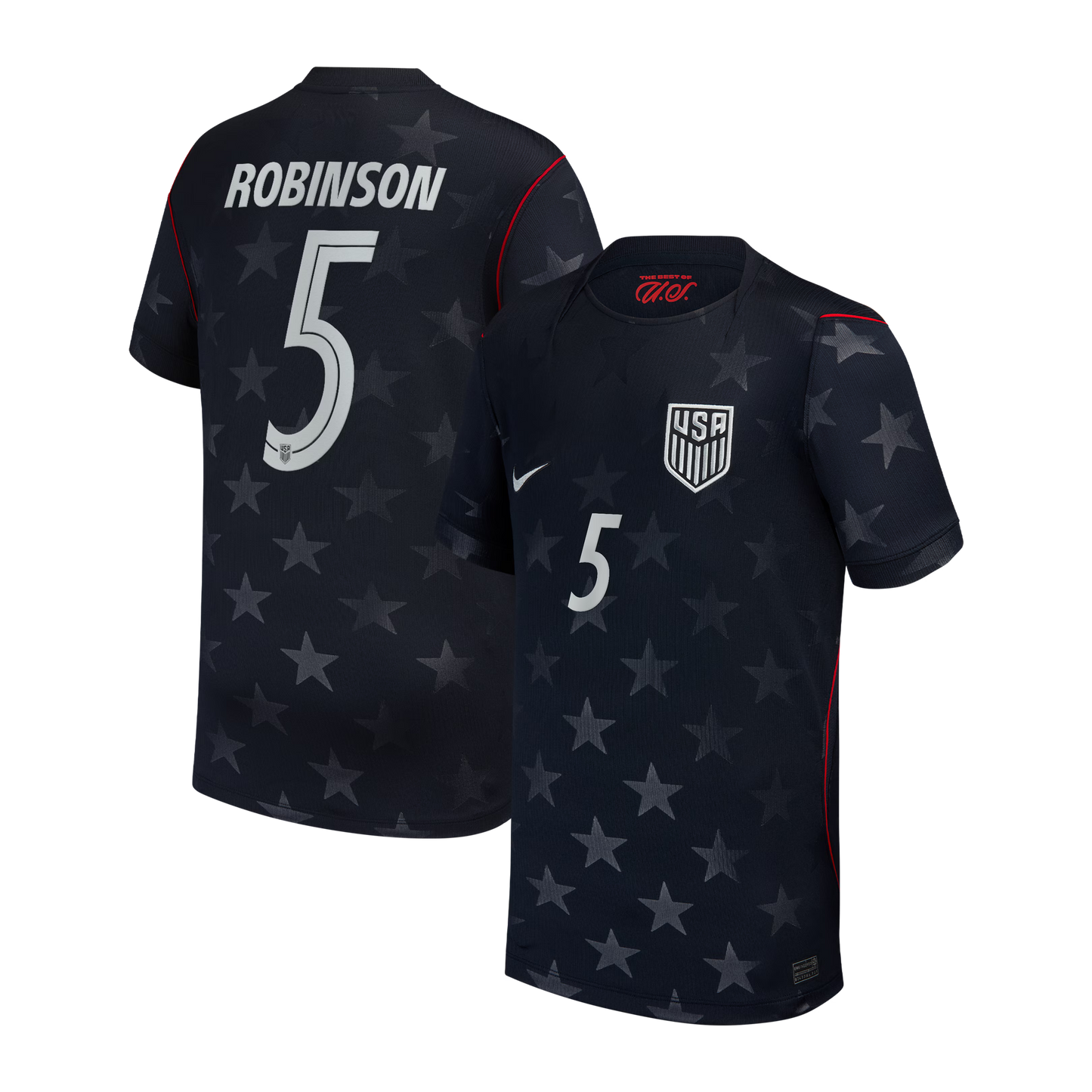 Antonee Robinson USMNT Youth 2026/27 Away Stadium Replica Jersey - Blue