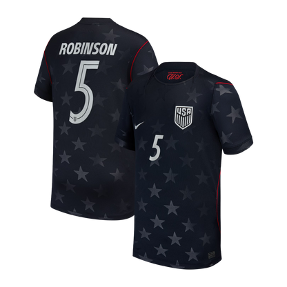 Antonee Robinson USMNT Youth 2026/27 Away Stadium Replica Jersey - Blue