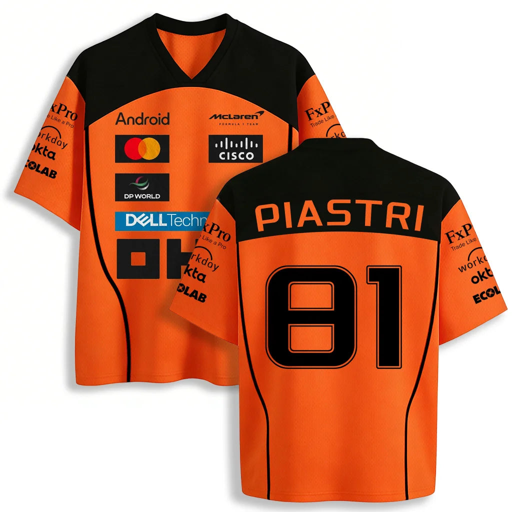 2026 McLaren F1 Oscar Piastri 81 Mesh Jersey