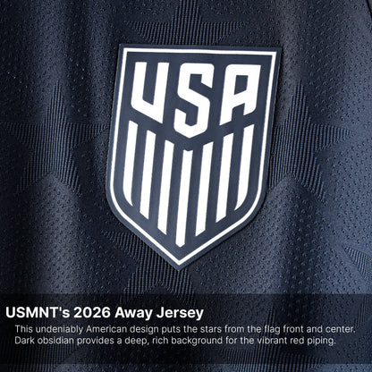 Timothy Weah USMNT 2026 Away Match Jersey - Blue