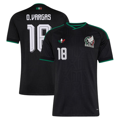 Obed Vargas Mexico National Team 2026 Third On-Field Jersey - Black