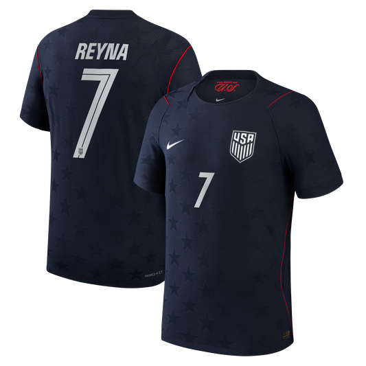 Giovanni Reyna USMNT 2026 Away Match Jersey - Blue