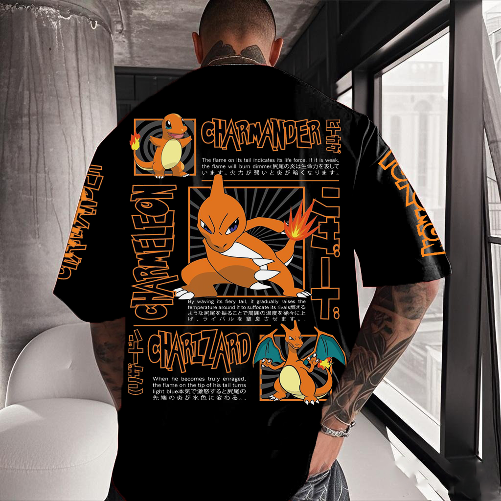 Pokémon Anime Inspired Vintage Short Sleeved T-Shirt