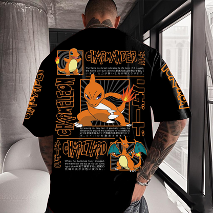 Pokémon Anime Inspired Vintage Short Sleeved T-Shirt
