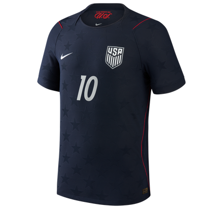 Men's Christian Pulisic Blue USMNT 2026 Away Match Jersey