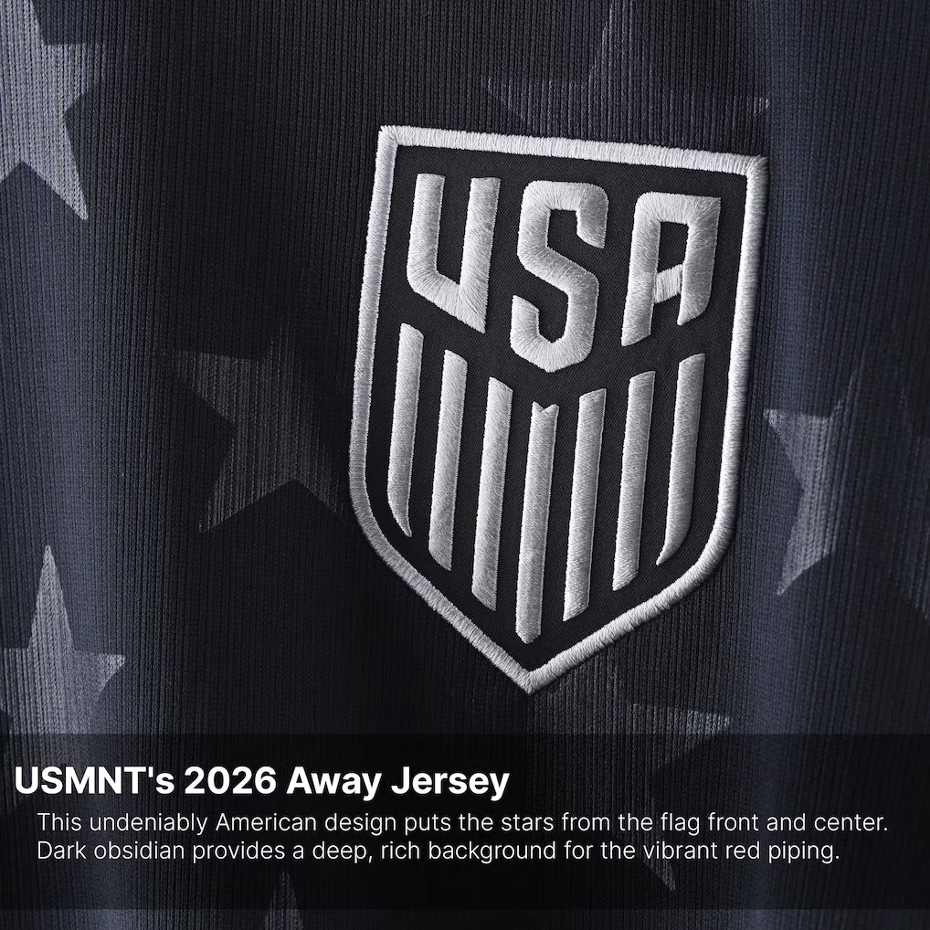 Men's Christian Pulisic Blue USMNT 2026 Away Stadium Replica Jersey