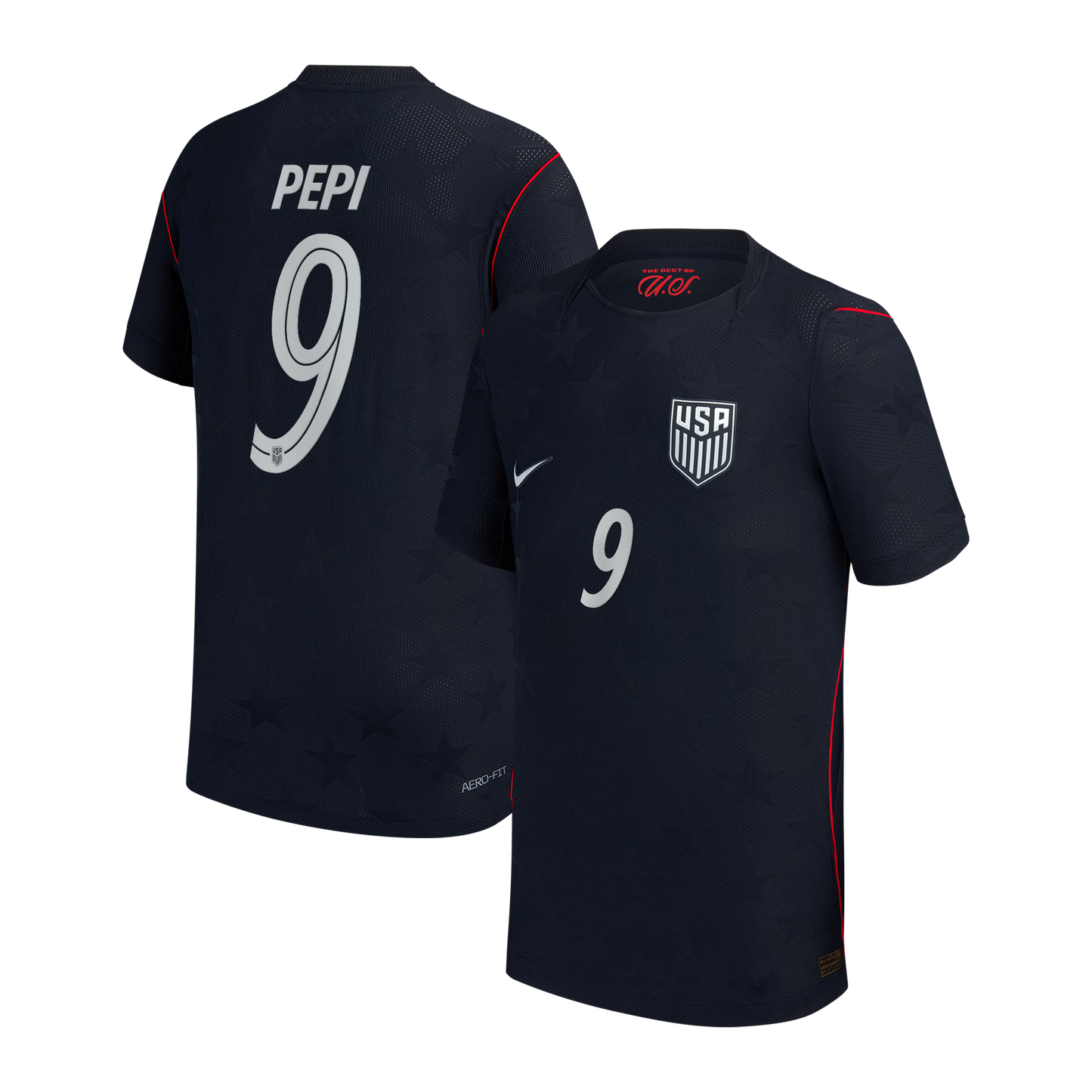 Ricardo Pepi USMNT Youth 2026/27 Away Match Jersey - Blue