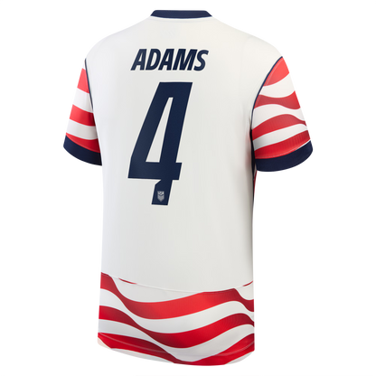 Tyler Adams USMNT 2026 Home Stadium Replica Jersey - White