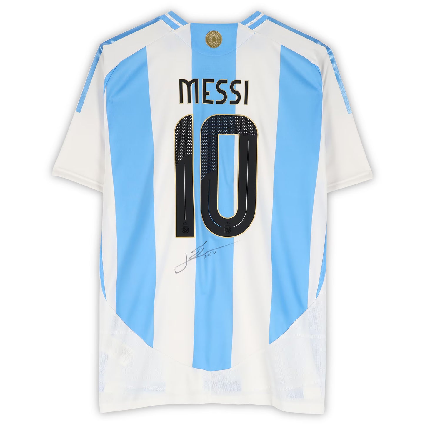 Lionel Messi Argentina National Team Autographed Fanatics Authentic 2024 Authentic Jersey