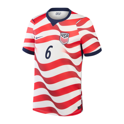 Diego Luna USMNT 2026 Home Stadium Replica Jersey - White