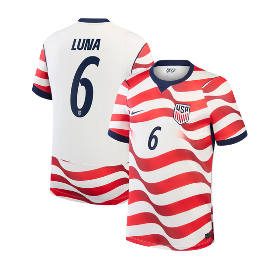 Diego Luna USMNT 2026 Home Stadium Replica Jersey - White