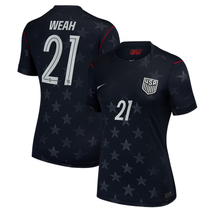 Timothy Weah USMNT Women's 2026 Away Stadium Replica Jersey - Blue