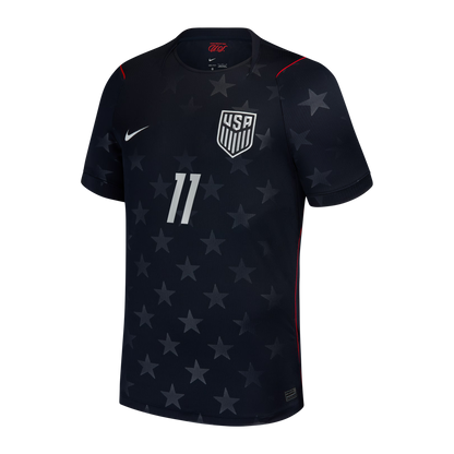 Brenden Aaronson USMNT 2026/27 Away Stadium Replica Jersey - Blue
