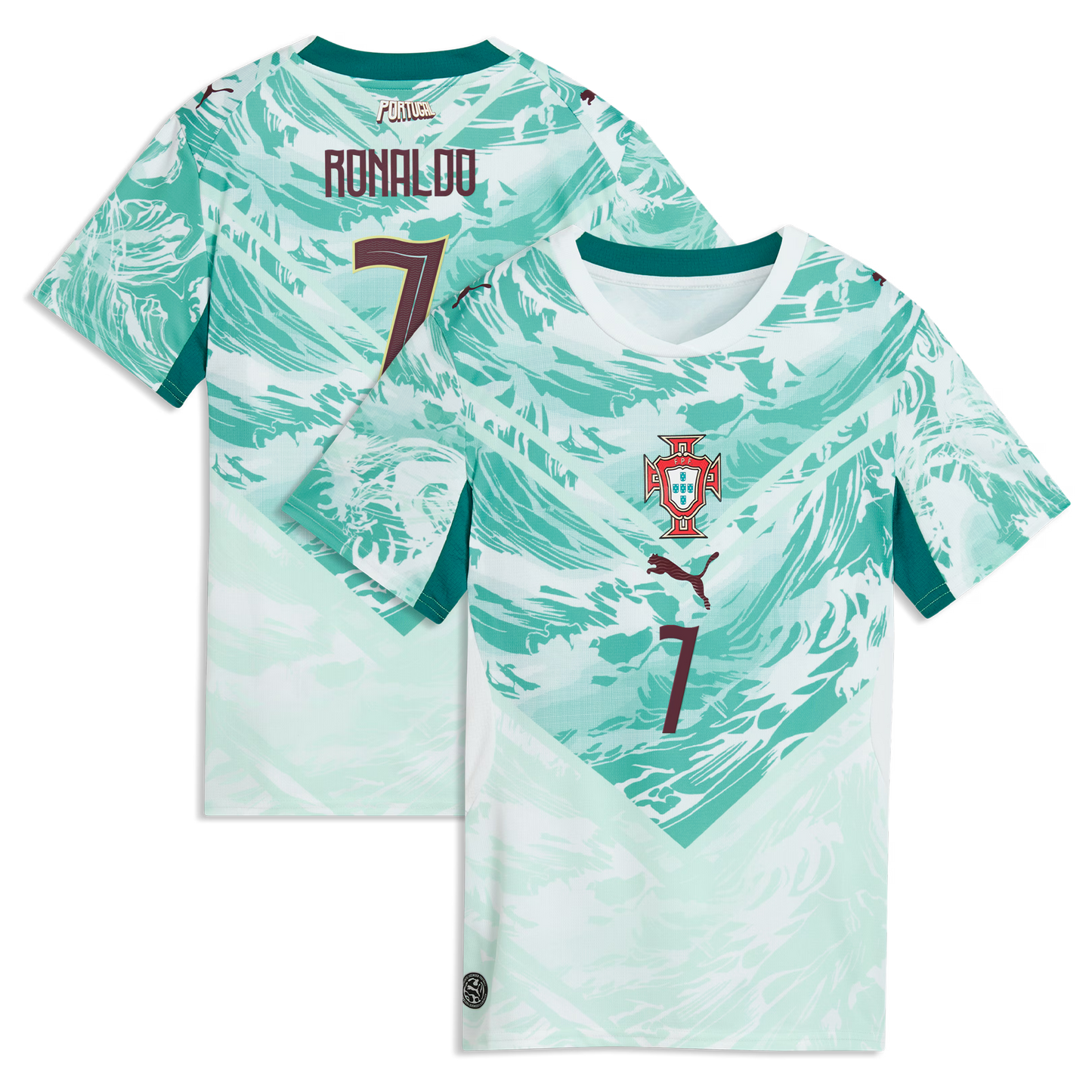 Cristiano Ronaldo Portugal National Team Women's 2026 Away Replica Jersey - Green