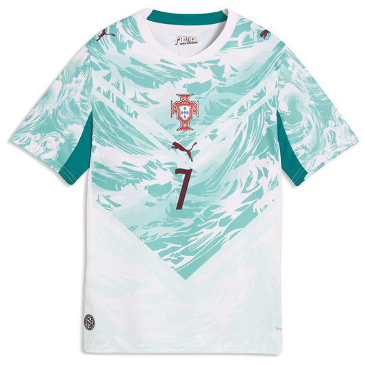 Cristiano Ronaldo Portugal National Team Youth 2026 Away Replica Jersey - White