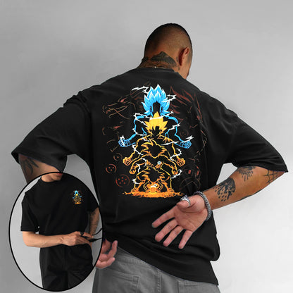 Unisex Anime Inspired Graphic Streetwear  T-shirt