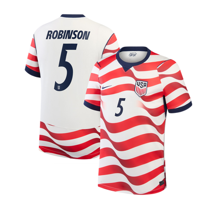 Antonee Robinson USMNT 2026 Home Stadium Replica Jersey - White