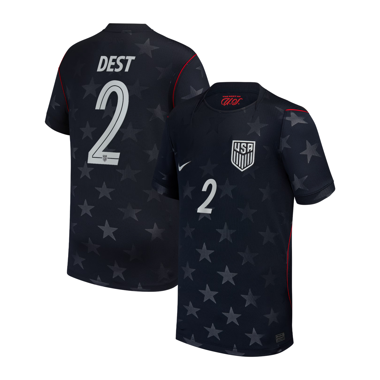 Sergiño Dest USMNT Youth 2026/27 Away Match Jersey - Blue