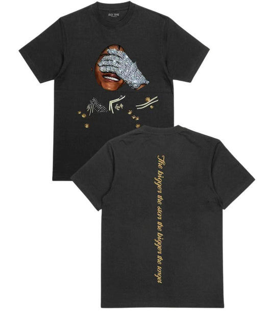 Michael Jackson Printed Unisex Washed Tee(Double-sided Print)