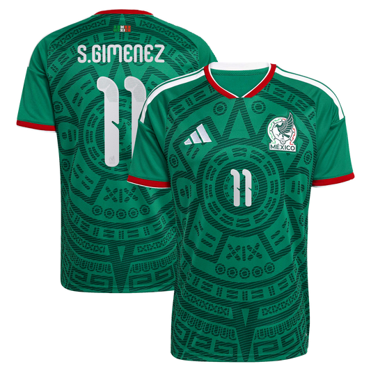 Santiago Gimenez Mexico National Team 2026  Home Replica Jersey - Green
