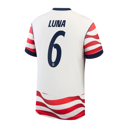 Diego Luna USMNT 2026 Home Stadium Replica Jersey - White