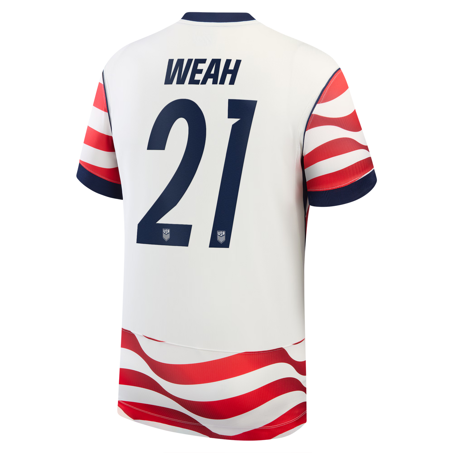 Timothy Weah USMNT 2026 Home Stadium Replica Jersey - White