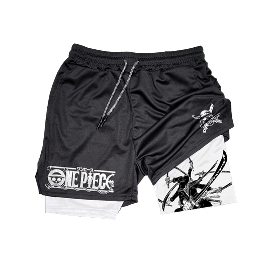 Sword Man Anime Gym Performance Shorts