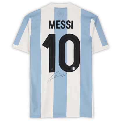 Lionel Messi Argentina National Team Autographed Fanatics Authentic 2024-25 50th Anniversary Home Jersey - FIFA Hologram
