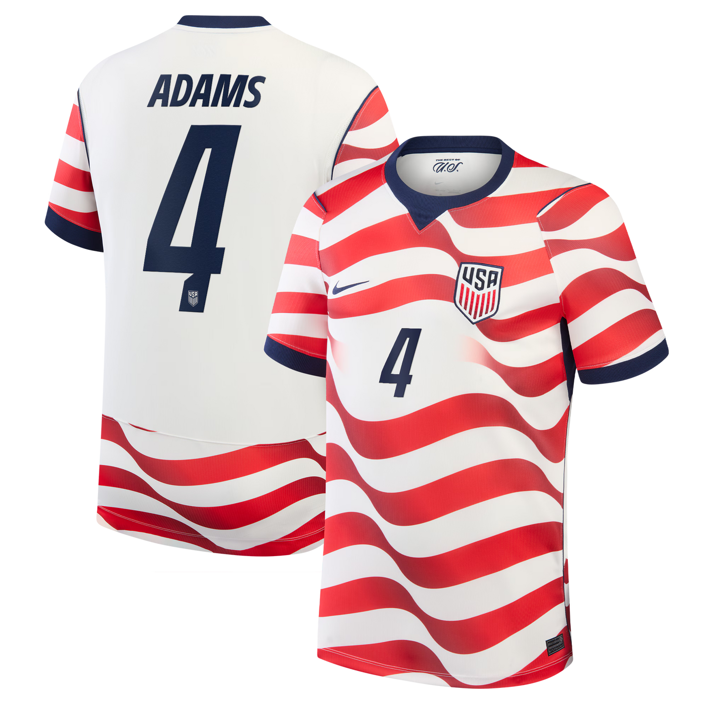 Tyler Adams USMNT 2026 Home Stadium Replica Jersey - White