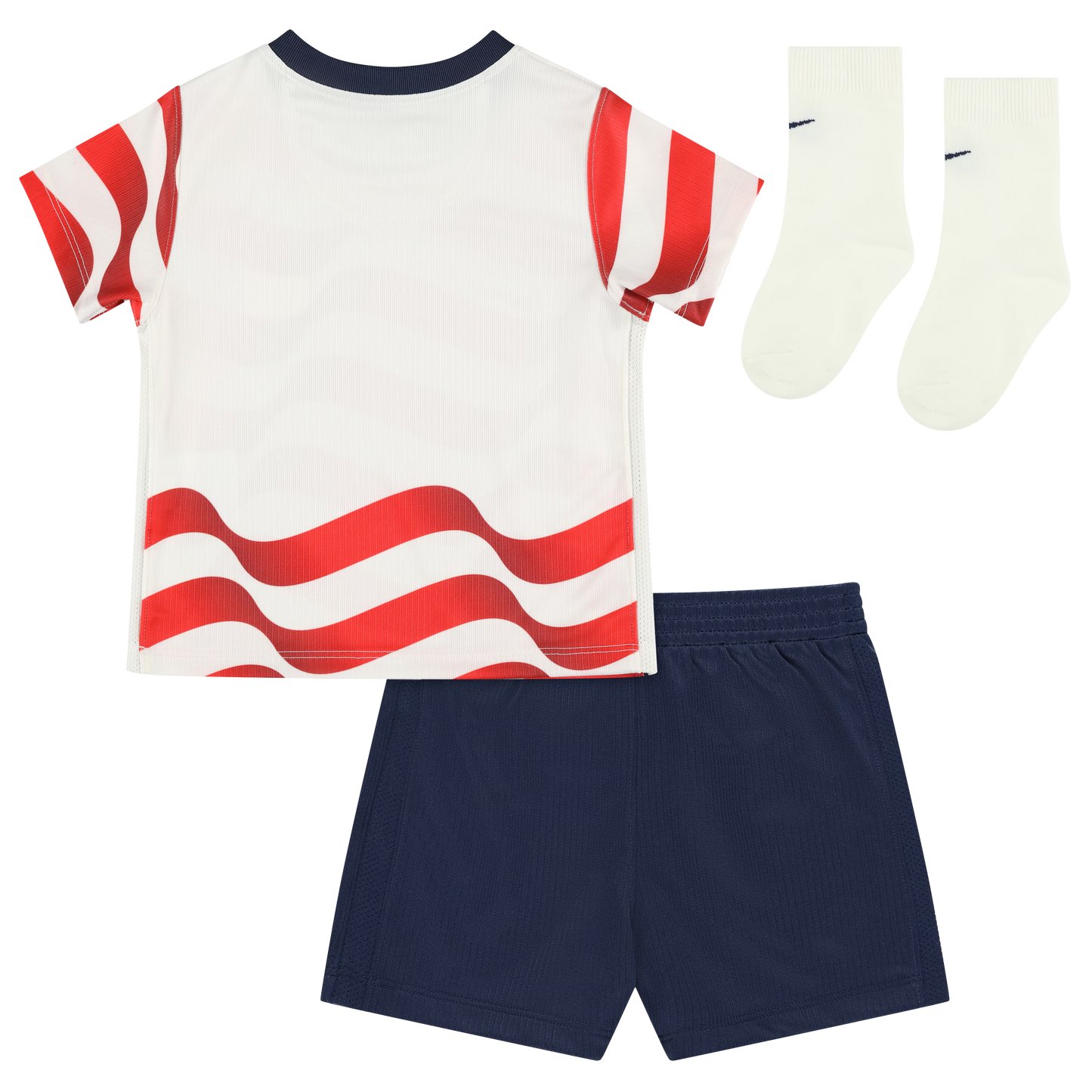USMNT Infant 2026 Home Stadium Replica Kit Set - Red/White