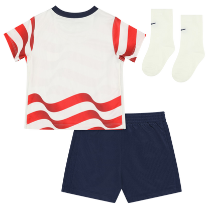 USMNT Infant 2026 Home Stadium Replica Kit Set - Red/White