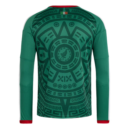 Mexico National Team 2026 Home Replica Long Sleeve Jersey - Green