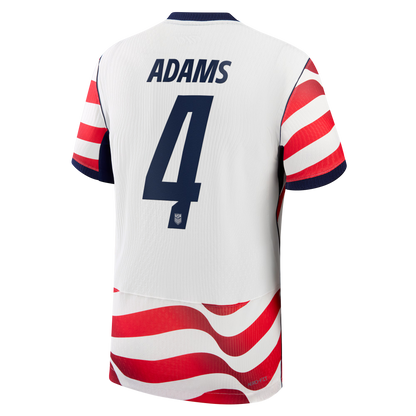 Tyler Adams USMNT 2026 Home Match Jersey - White