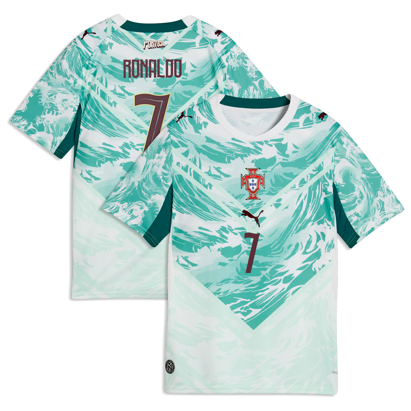 Cristiano Ronaldo Portugal National Team Youth 2026 Away Replica Jersey - White
