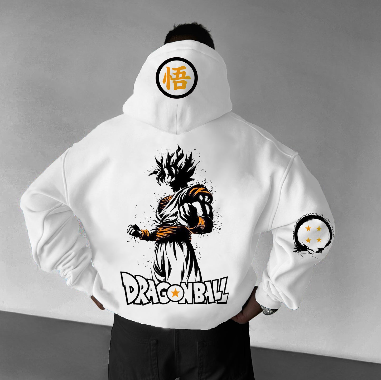 Unisex Anime Print  Casual Oversized Hoodie