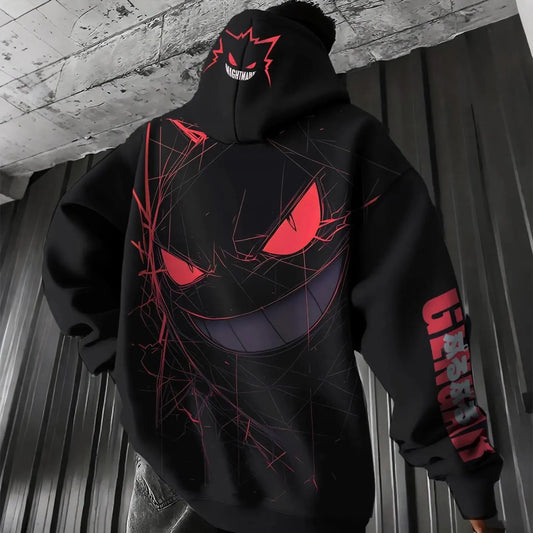 Pokémon Unisex Anime Gengar Hoodie