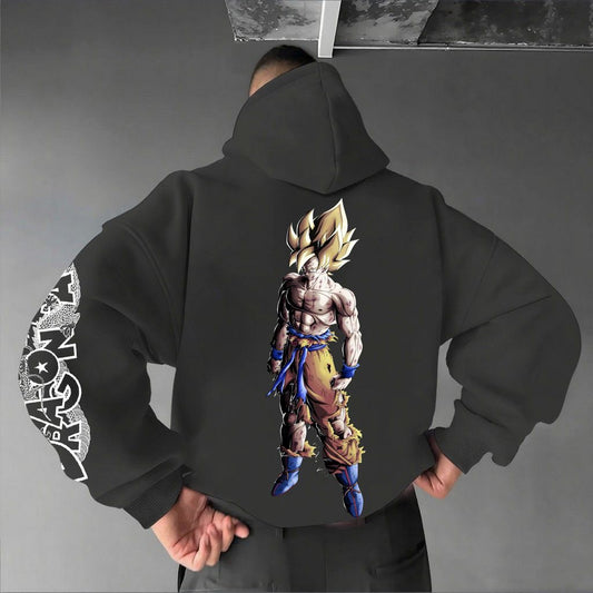Unisex Anime Graphic Streetwear Hoodie