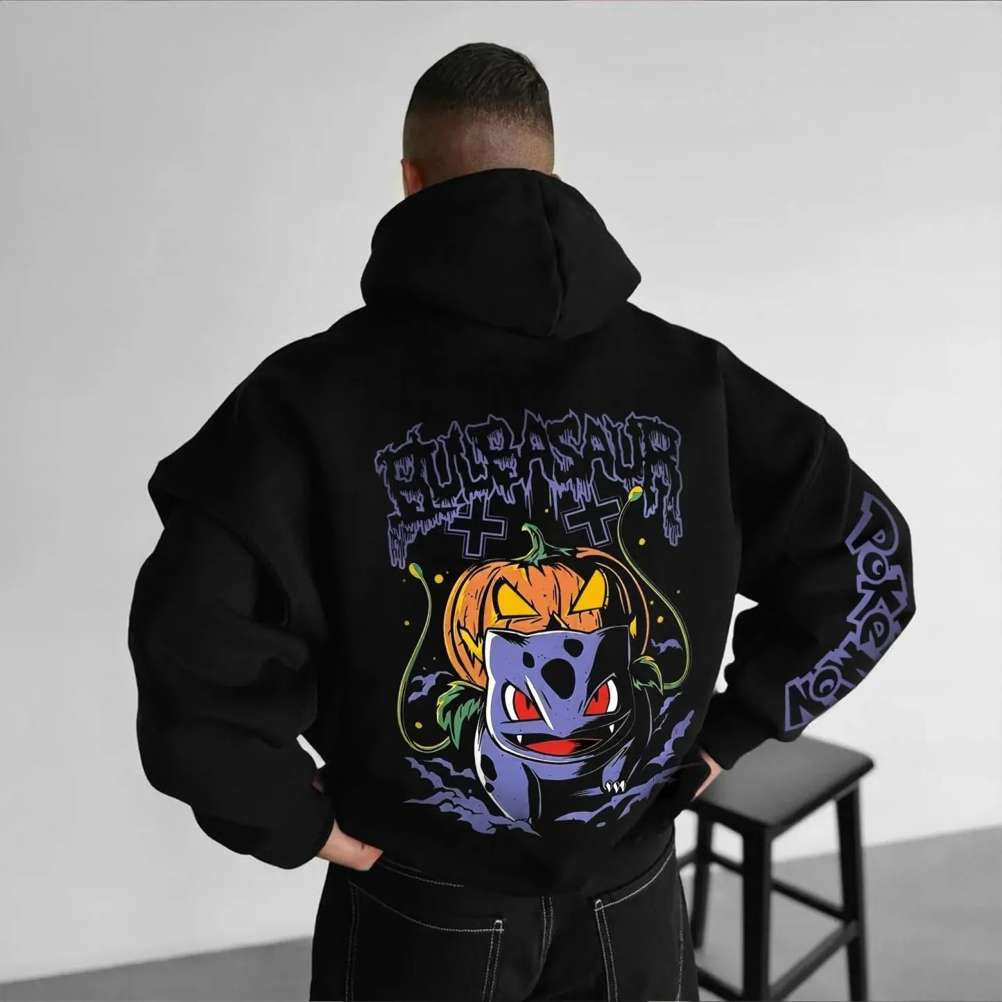 Pokémon Unisex Anime Bulbasaur Hoodie