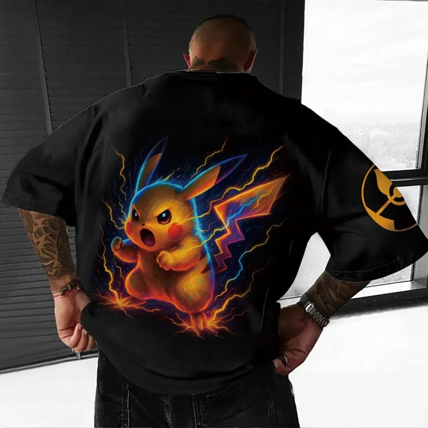 Pokémon Unisex Anime Pikachu-shirt