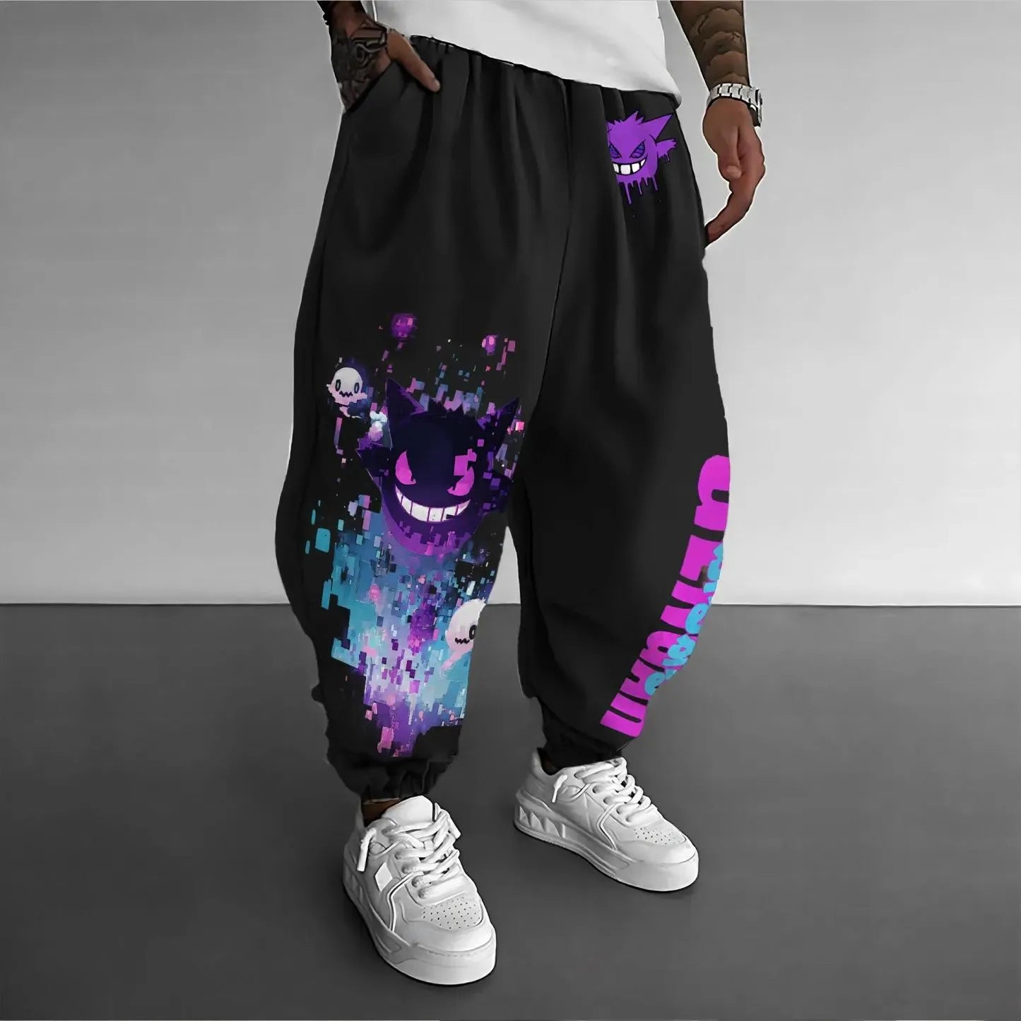 Pokémon Unisex Anime  Gengar Pants