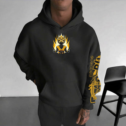 Unisex Anime Graphic Streetwear Hoodie
